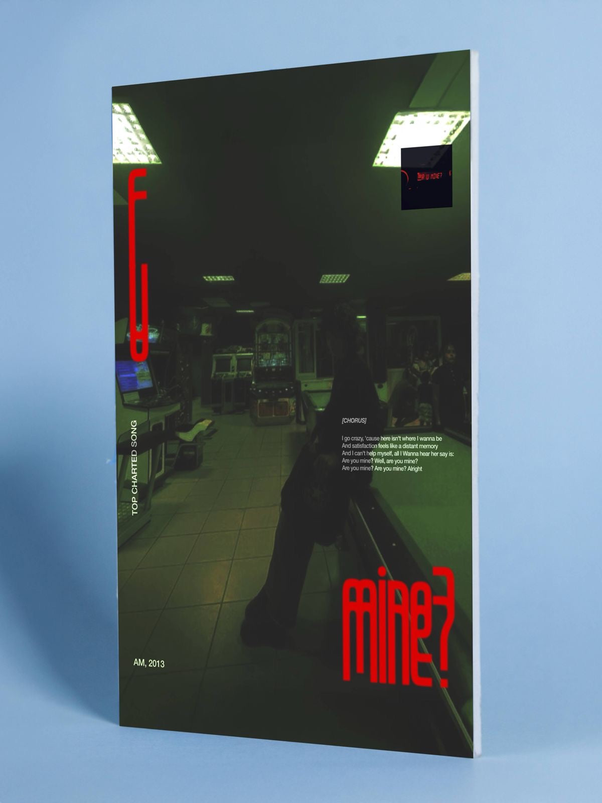 Arctic Monkeys – Do I Wanna Know? Minimalist Poster (AM, 2013)