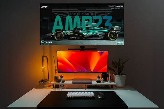 Aston Martin AMR23 Split Poster
