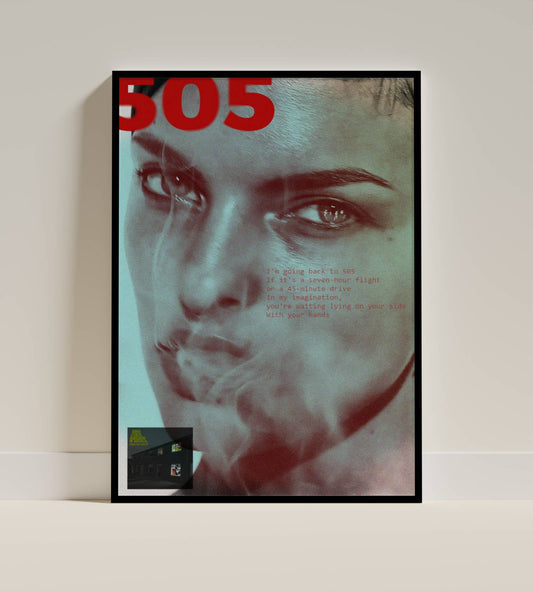 505 - Minimalist modern music poster