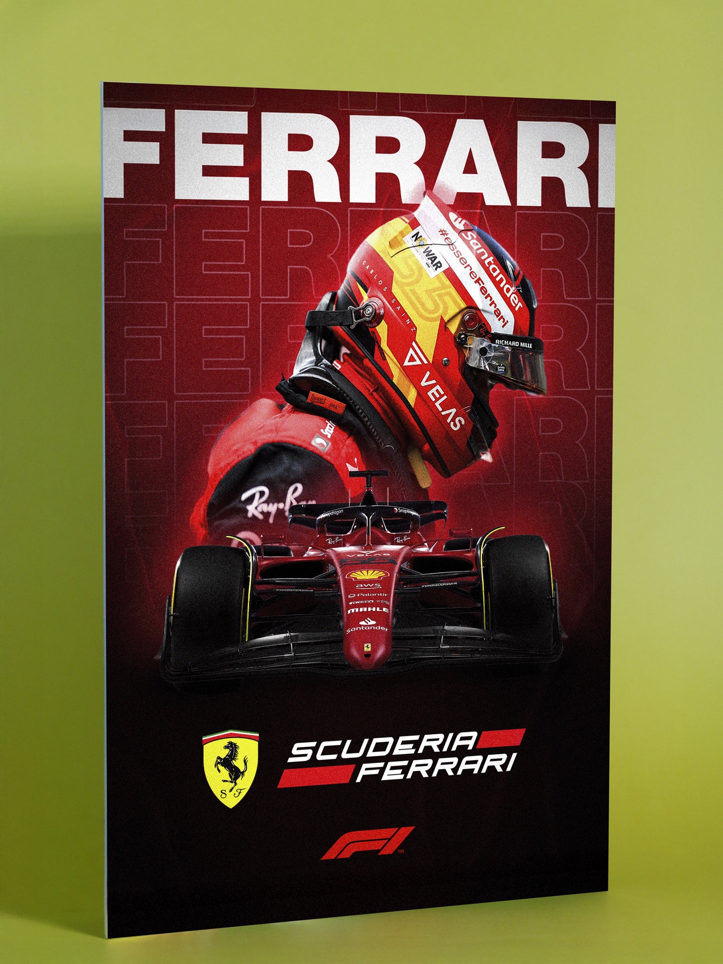 Scuderia Ferrari F1 Team Poster