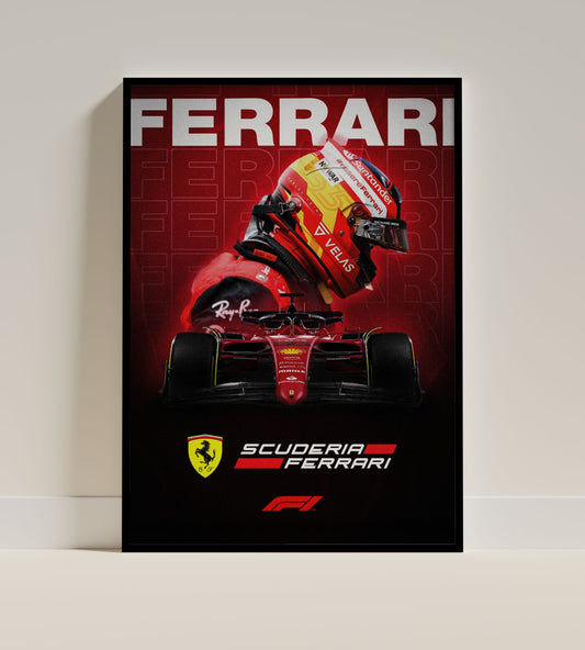 Scuderia Ferrari F1 Team Poster