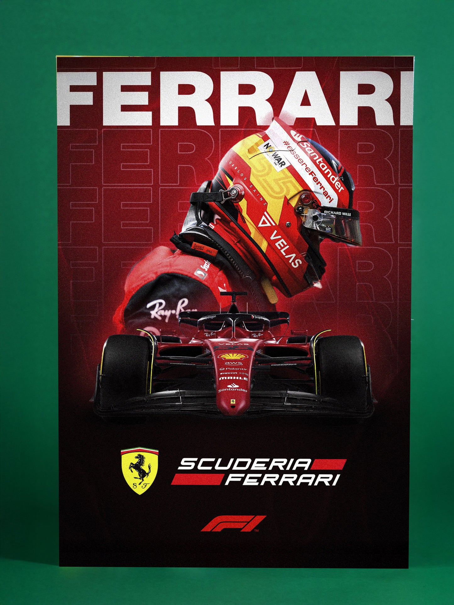 Scuderia Ferrari F1 Team Poster