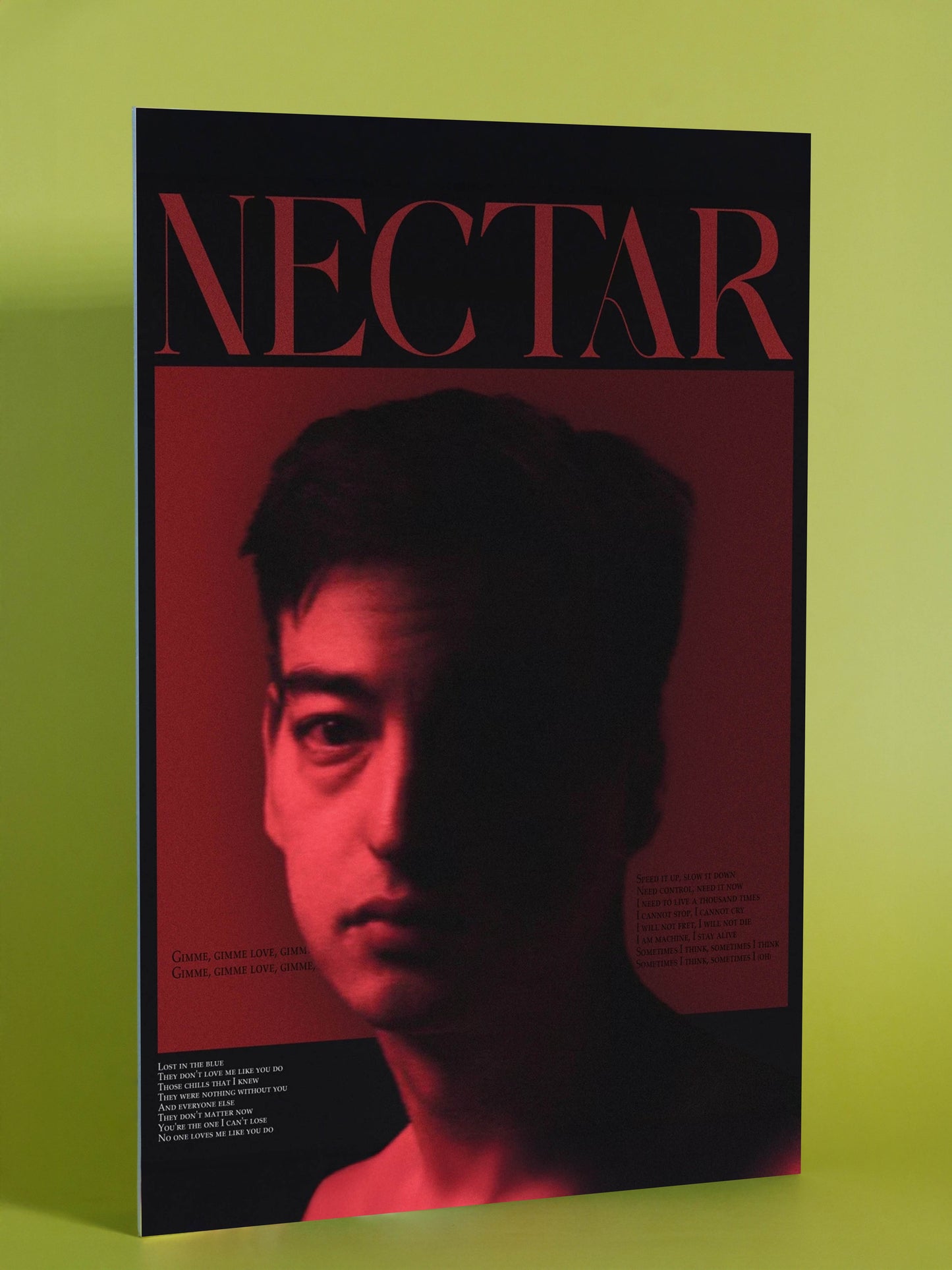 Joji Nectar Album Minimalist Poster