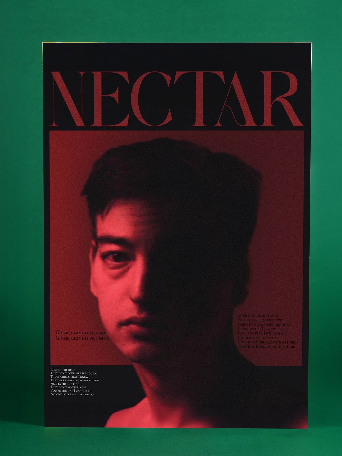 Joji Nectar Album Minimalist Poster