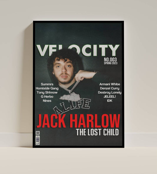 Velocity Magazine “Jack Harlow – The Lost Child” Rap Poster