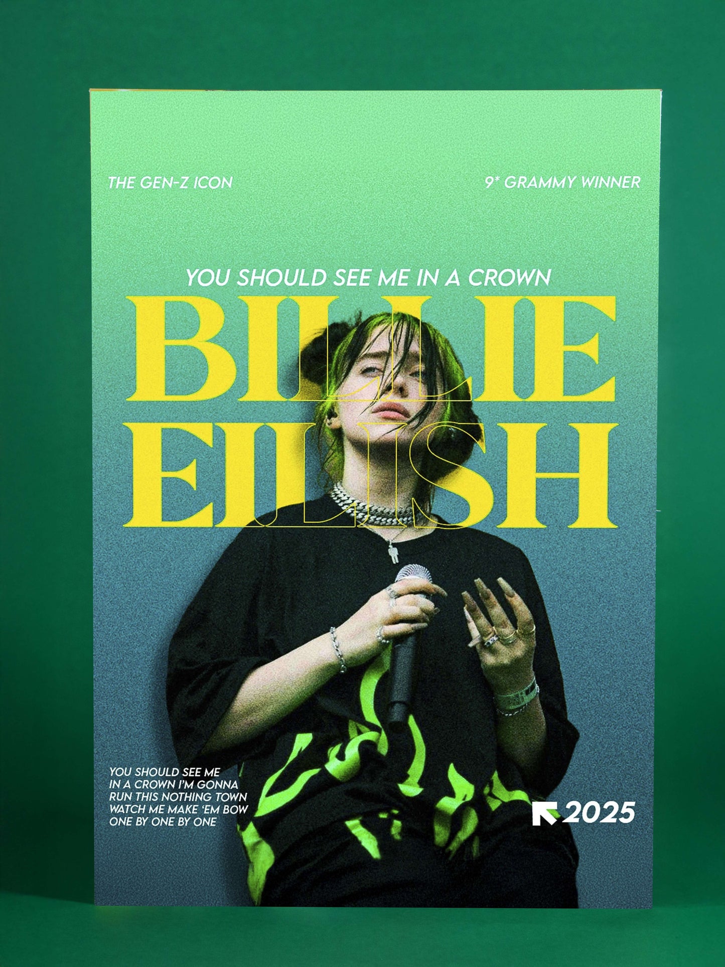 Billie Eilish “You Should See Me In A Crown” Poster