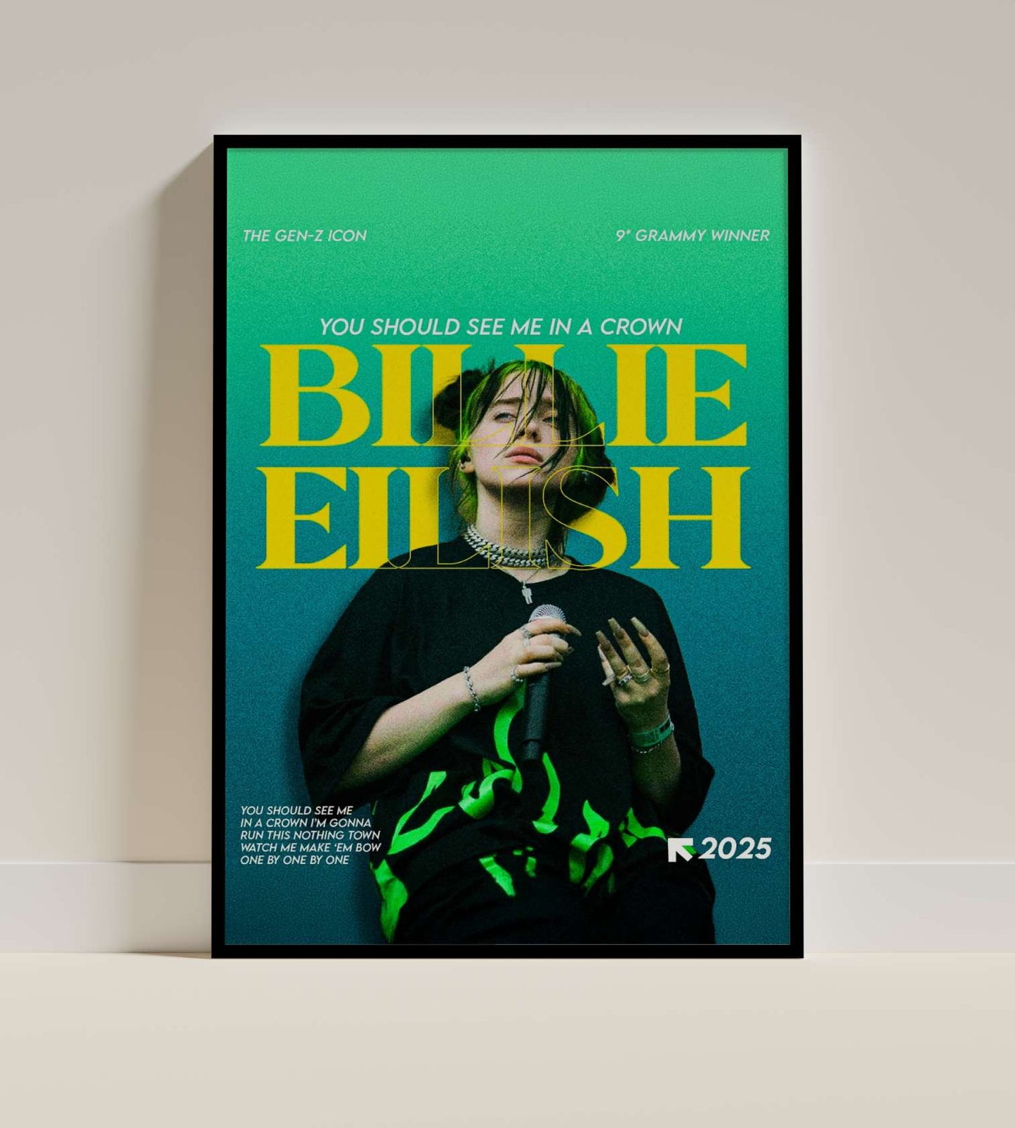 Billie Eilish “You Should See Me In A Crown” Poster