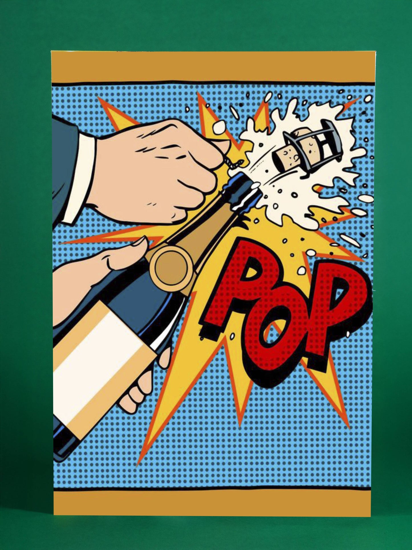 Pop Art Champagne Celebration