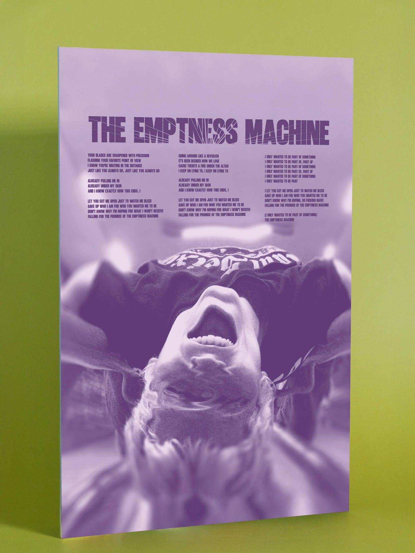 Linkin Park - The Emptiness Machine Lyrics Poster