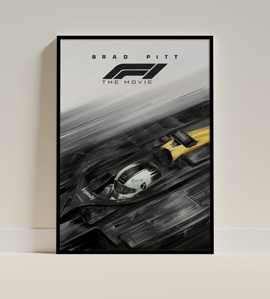 Brad Pitt F1 The Movie Official Poster