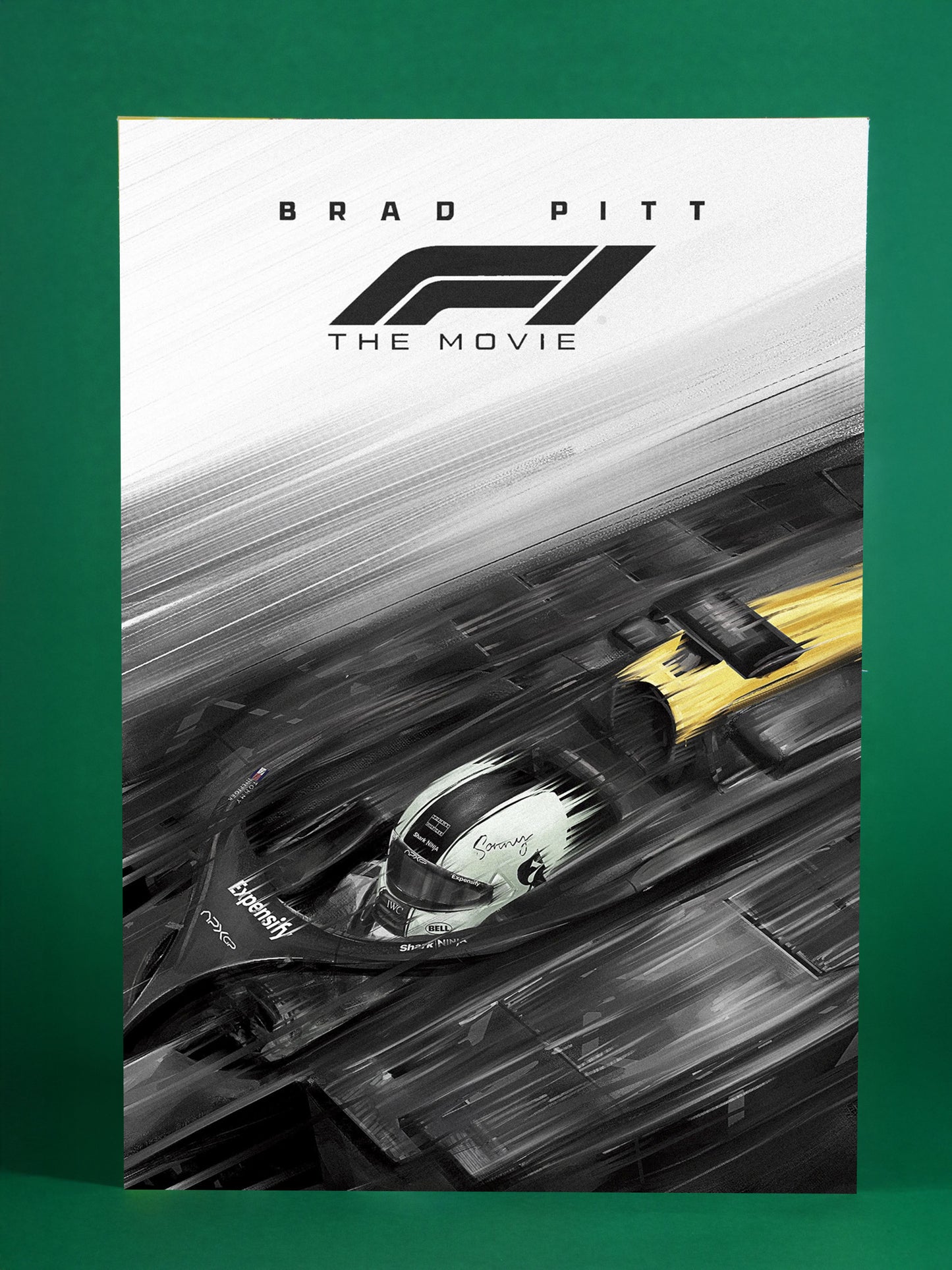 Brad Pitt F1 The Movie Official Poster