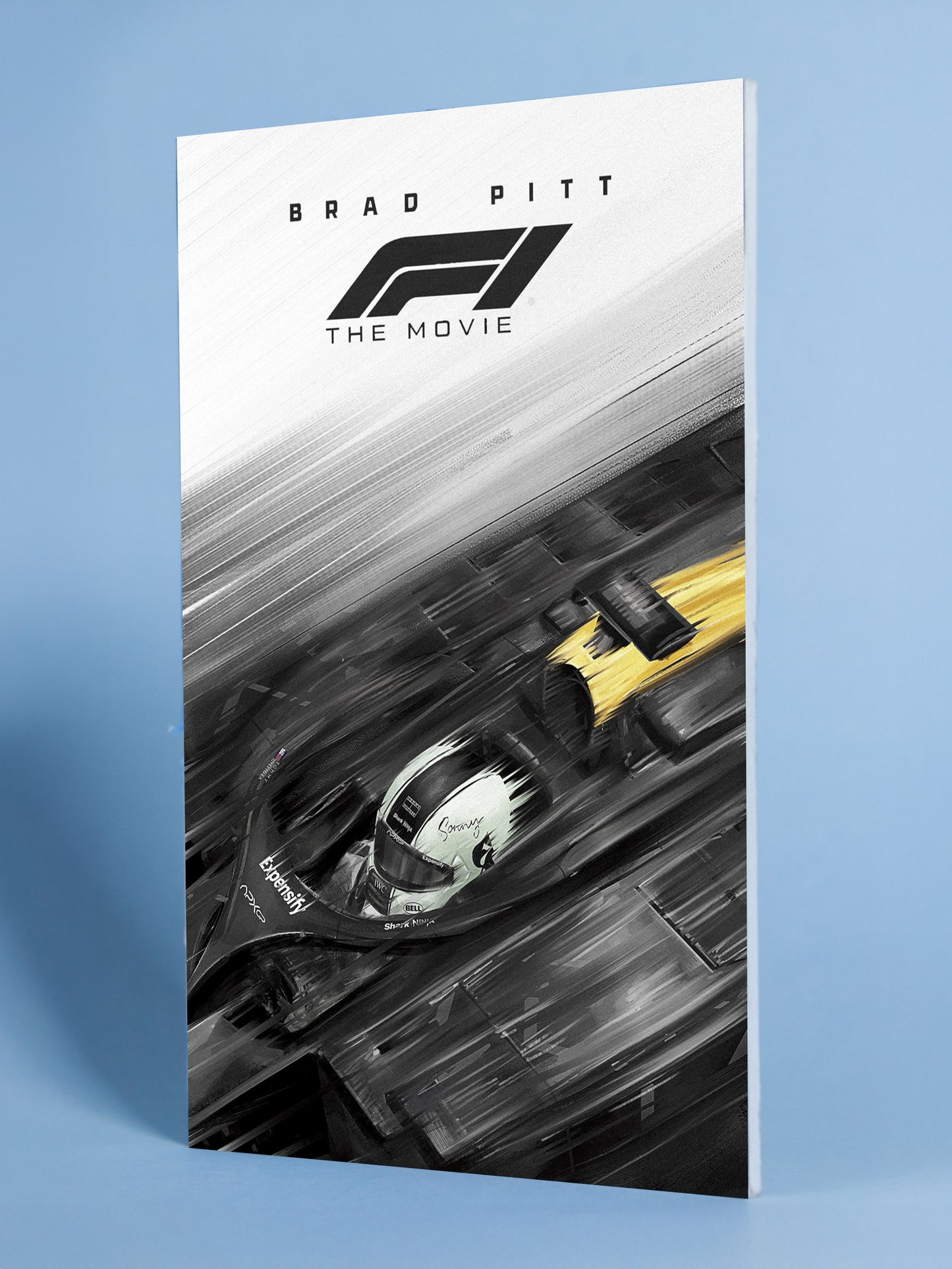 Brad Pitt F1 The Movie Official Poster