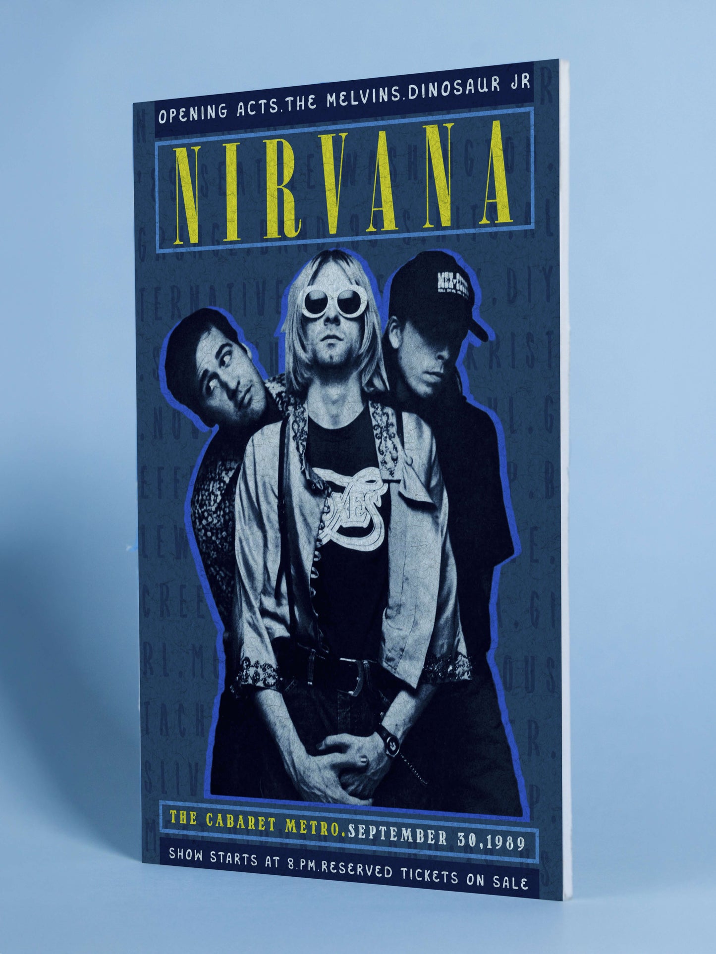 Nirvana Cabaret Metro 1989 Concert Poster