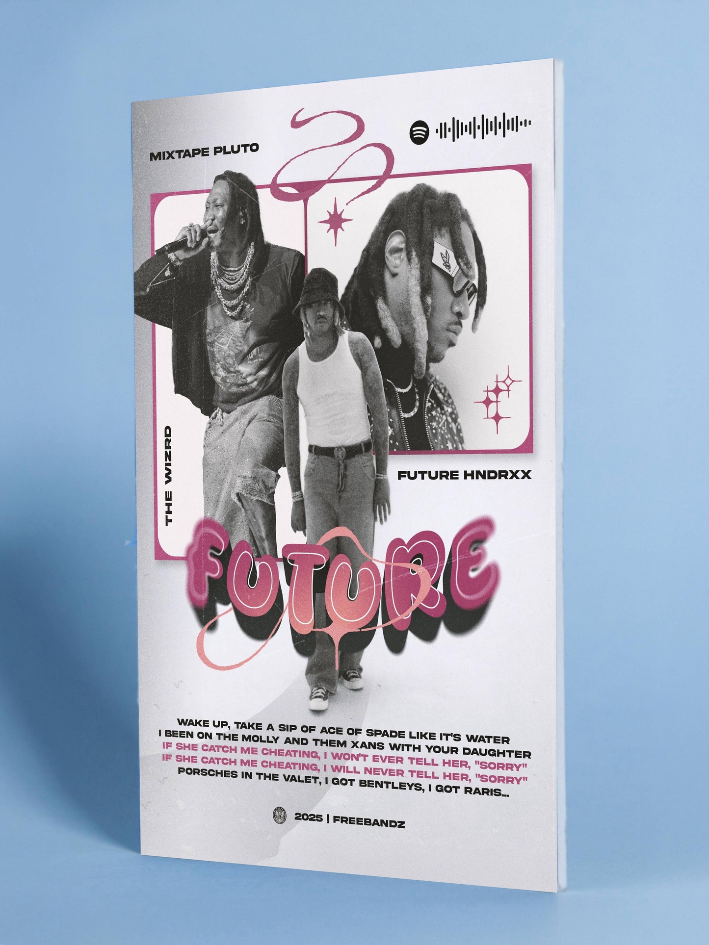 Future Retro Collage Hip-Hop Poster