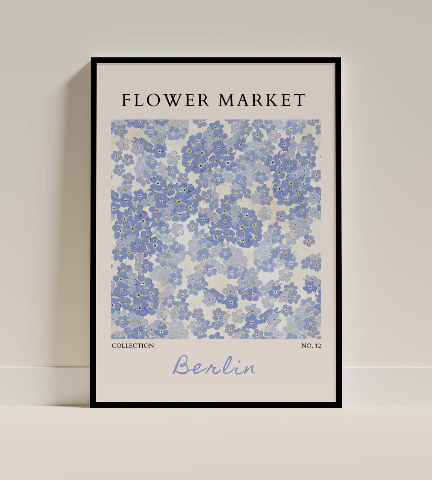 Berlin Flower Market Poster