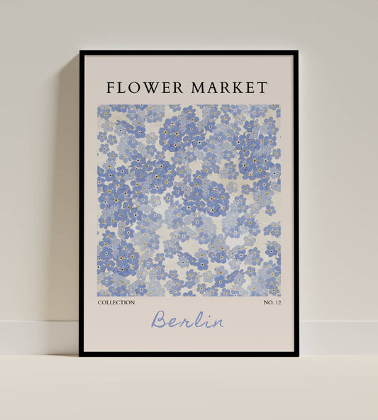 Berlin Flower Market Poster