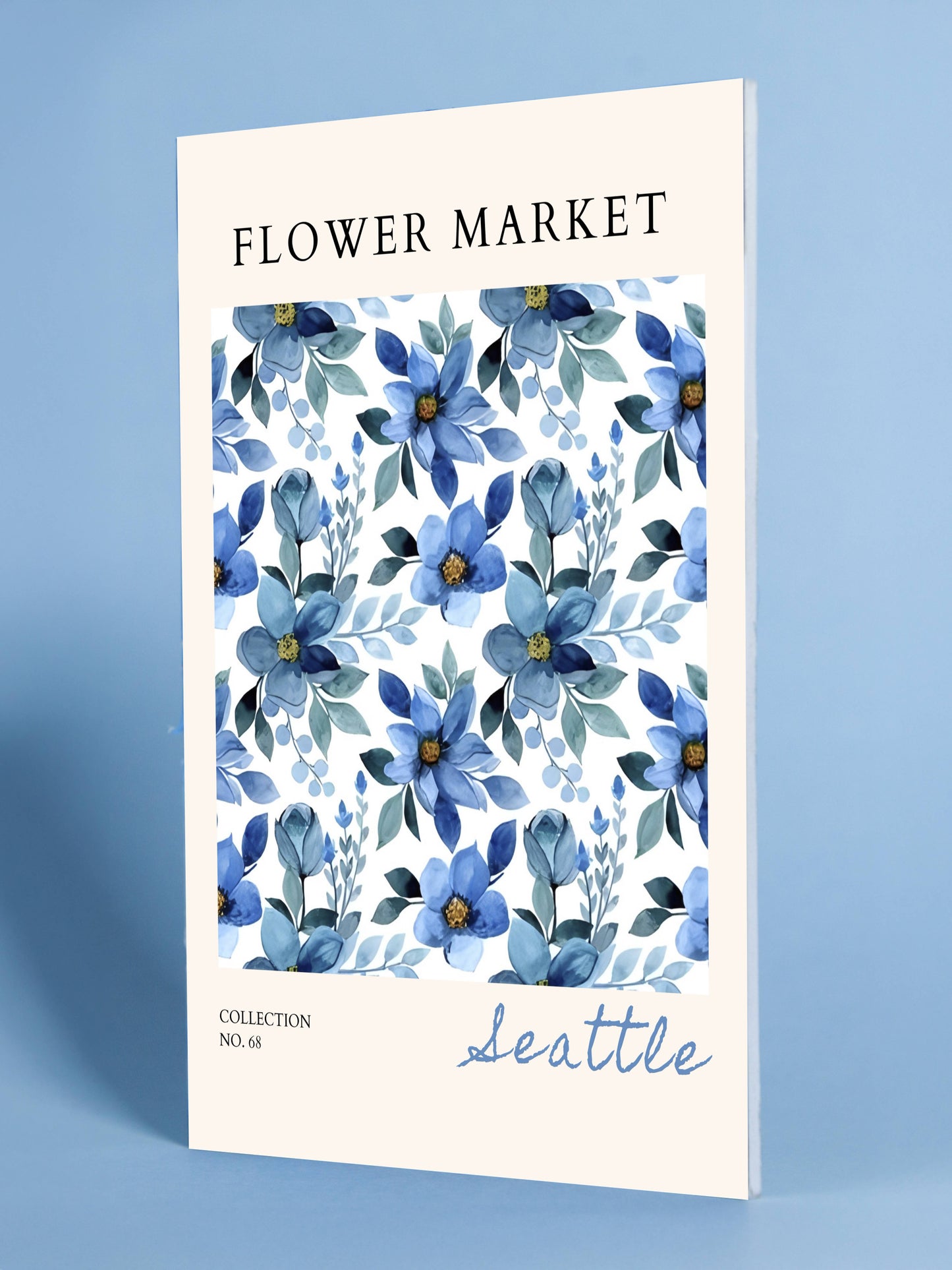 Seattle Flower Market Poster