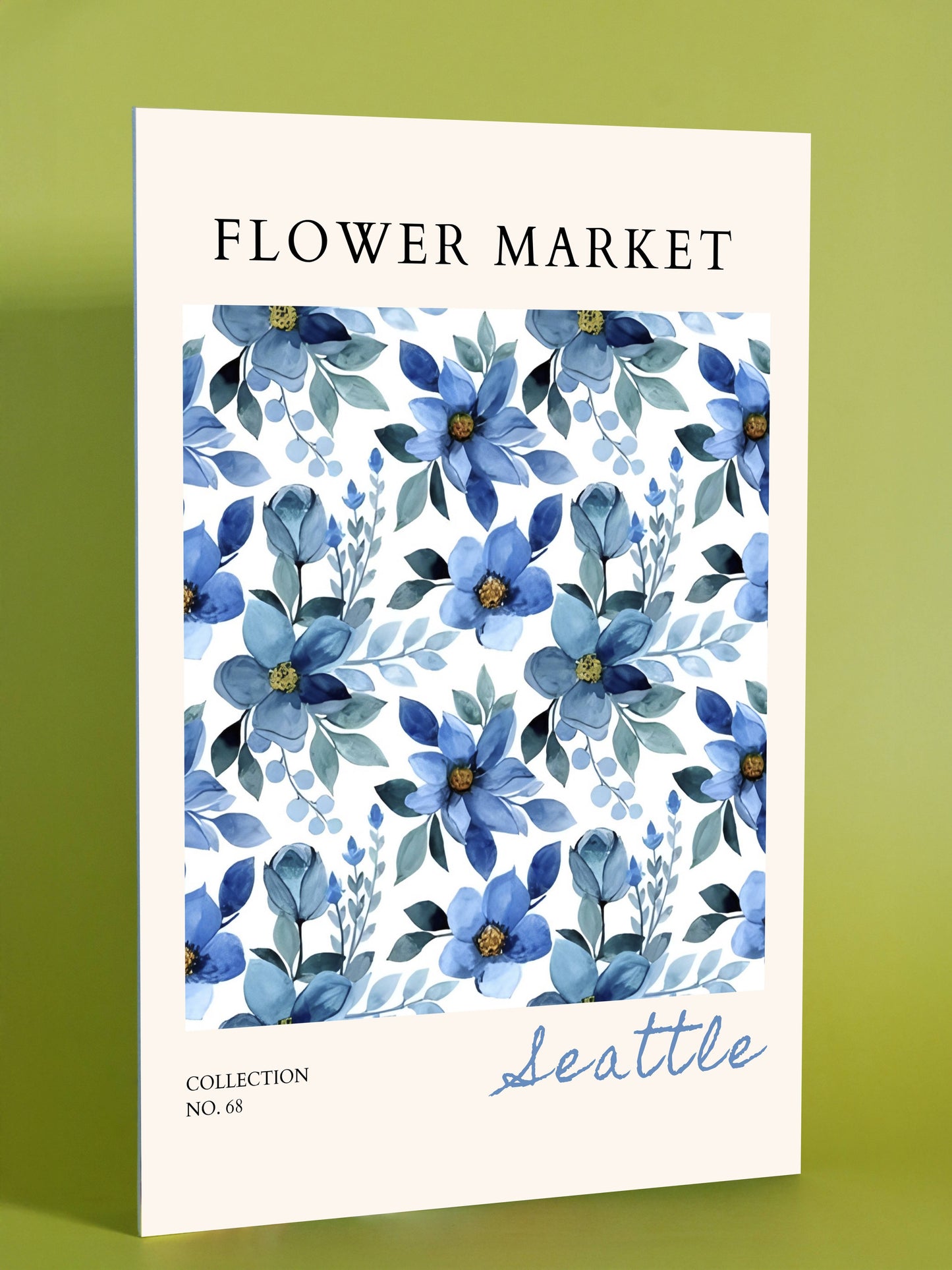 Seattle Flower Market Poster