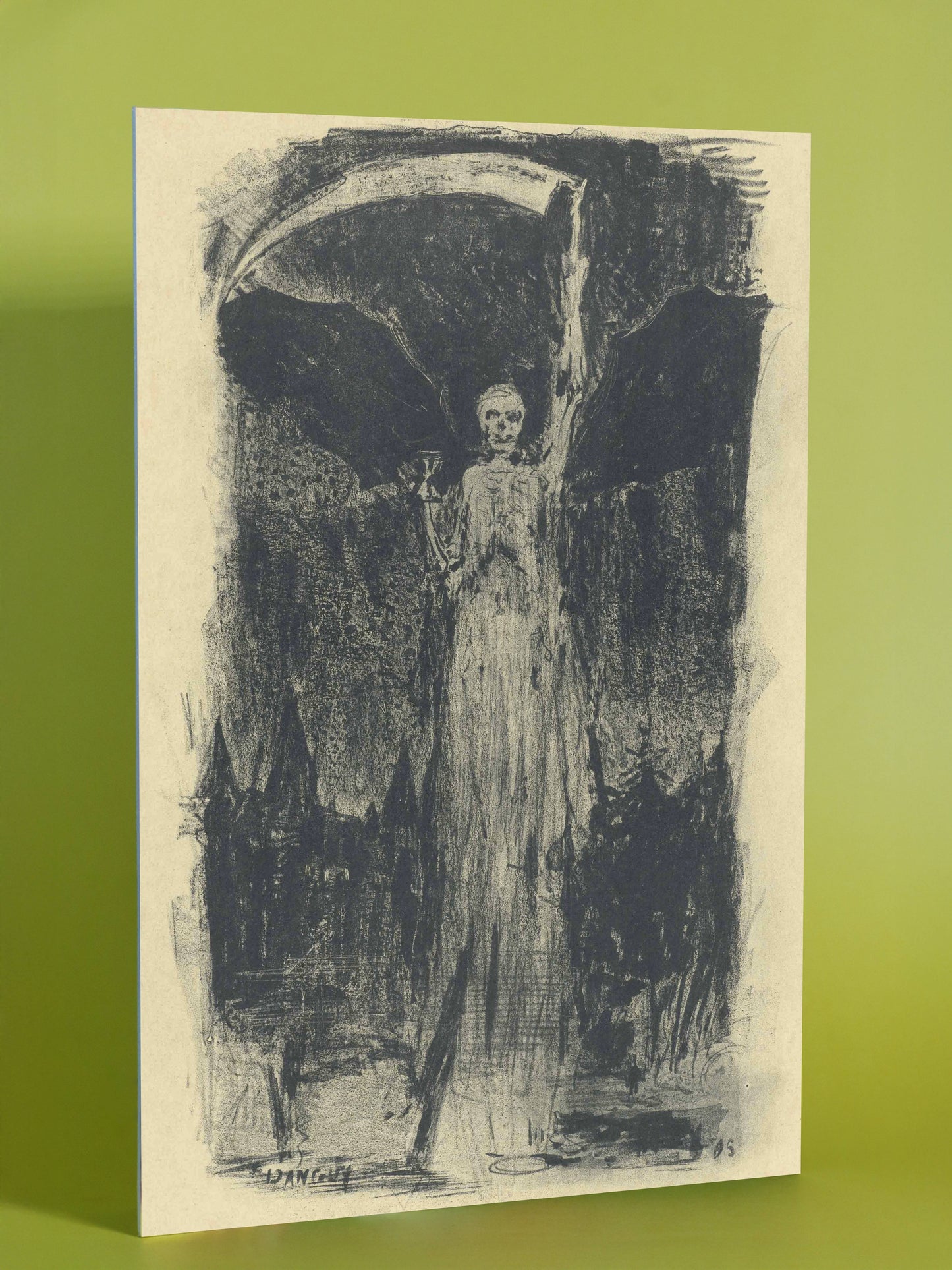 Grim Reaper with Scythe - Gothic Fine Art