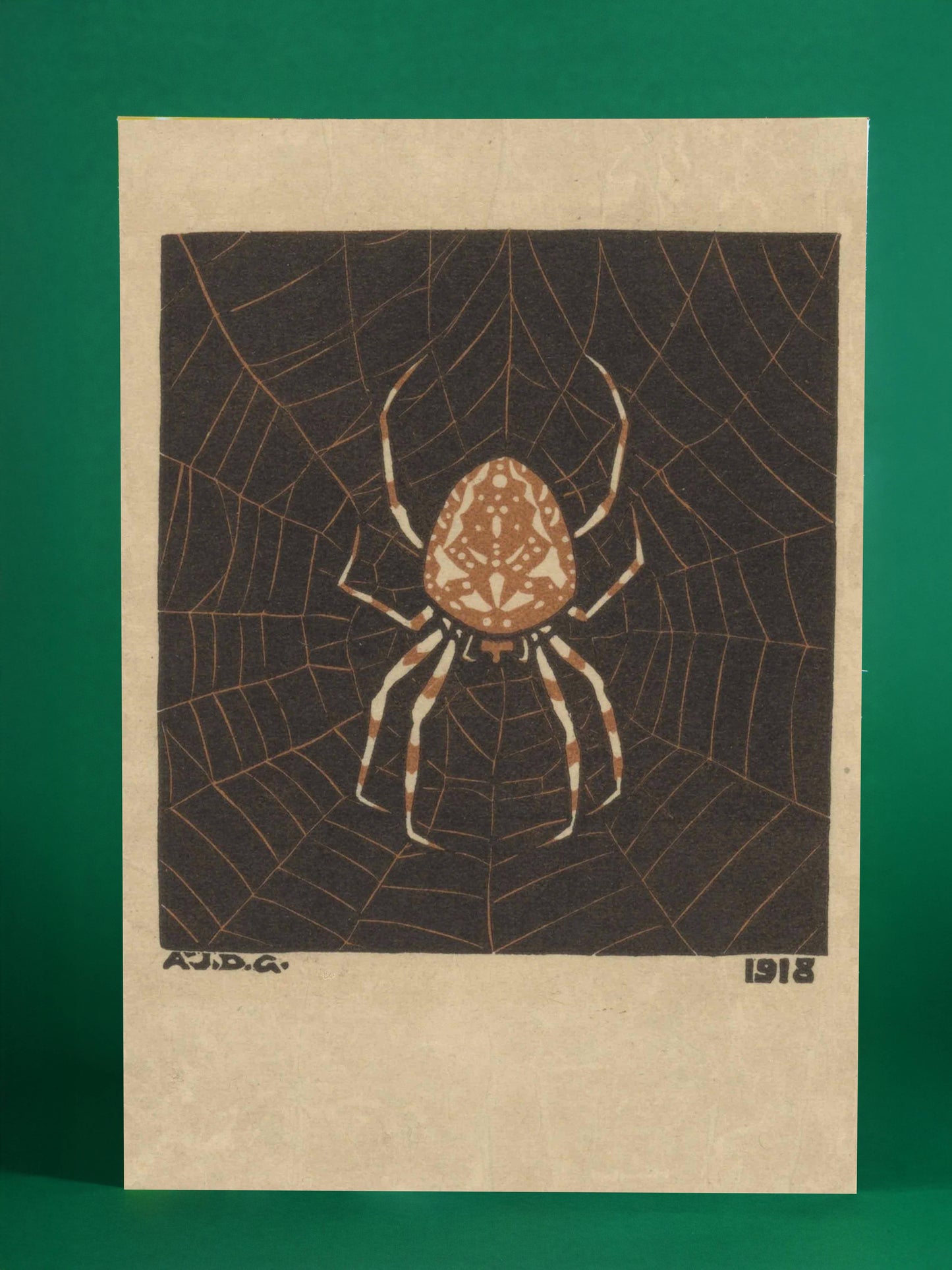 Art Nouveau Spider Web Print