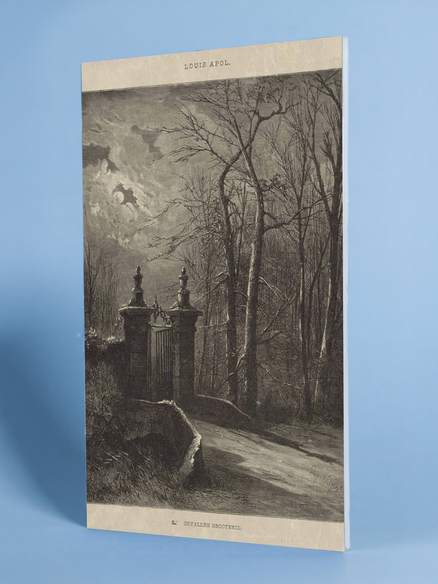 Moonlit Gate by Louis Apol – Fallen Grandeur