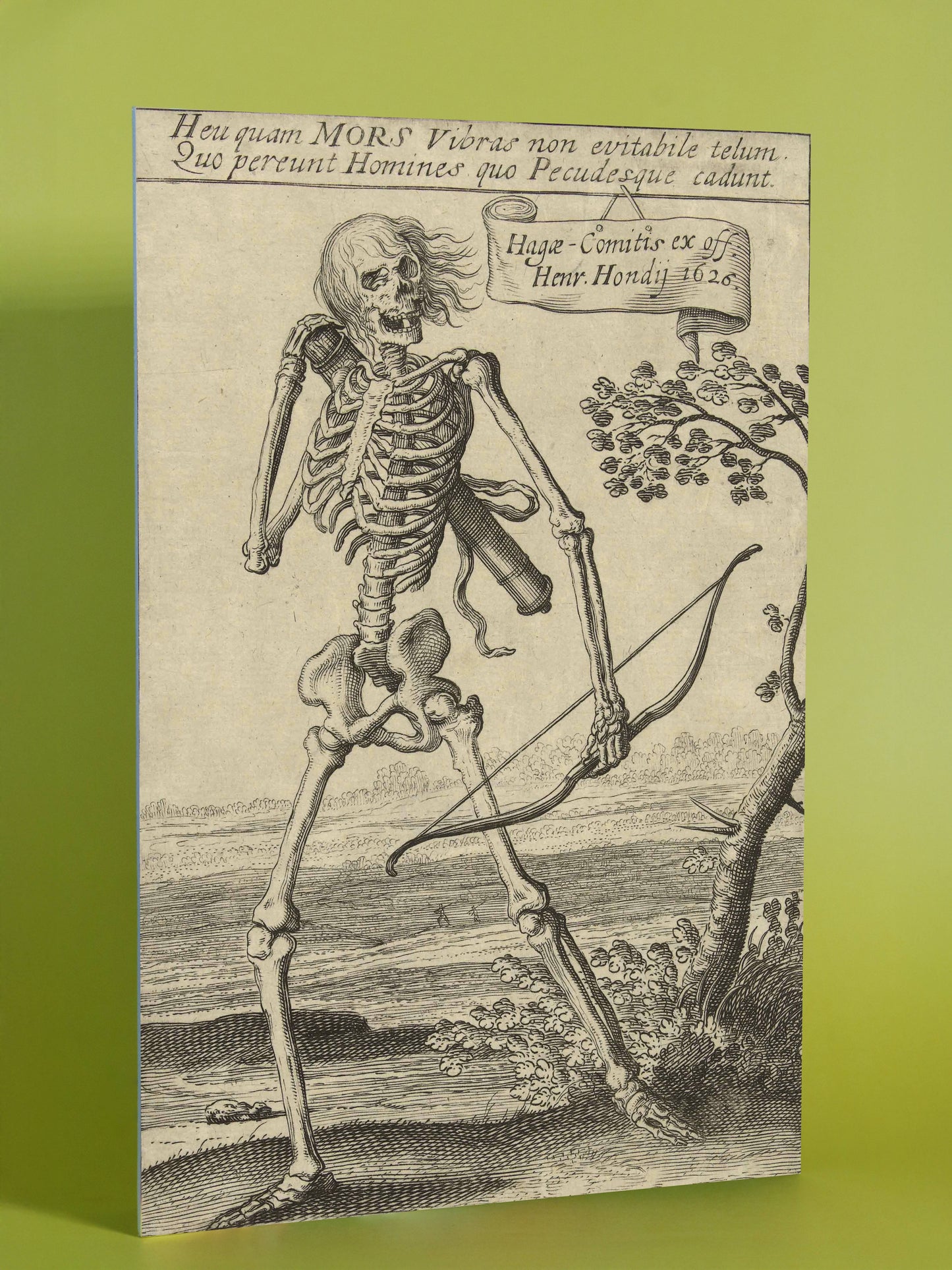 Death with Bow – 17th Century Engraving