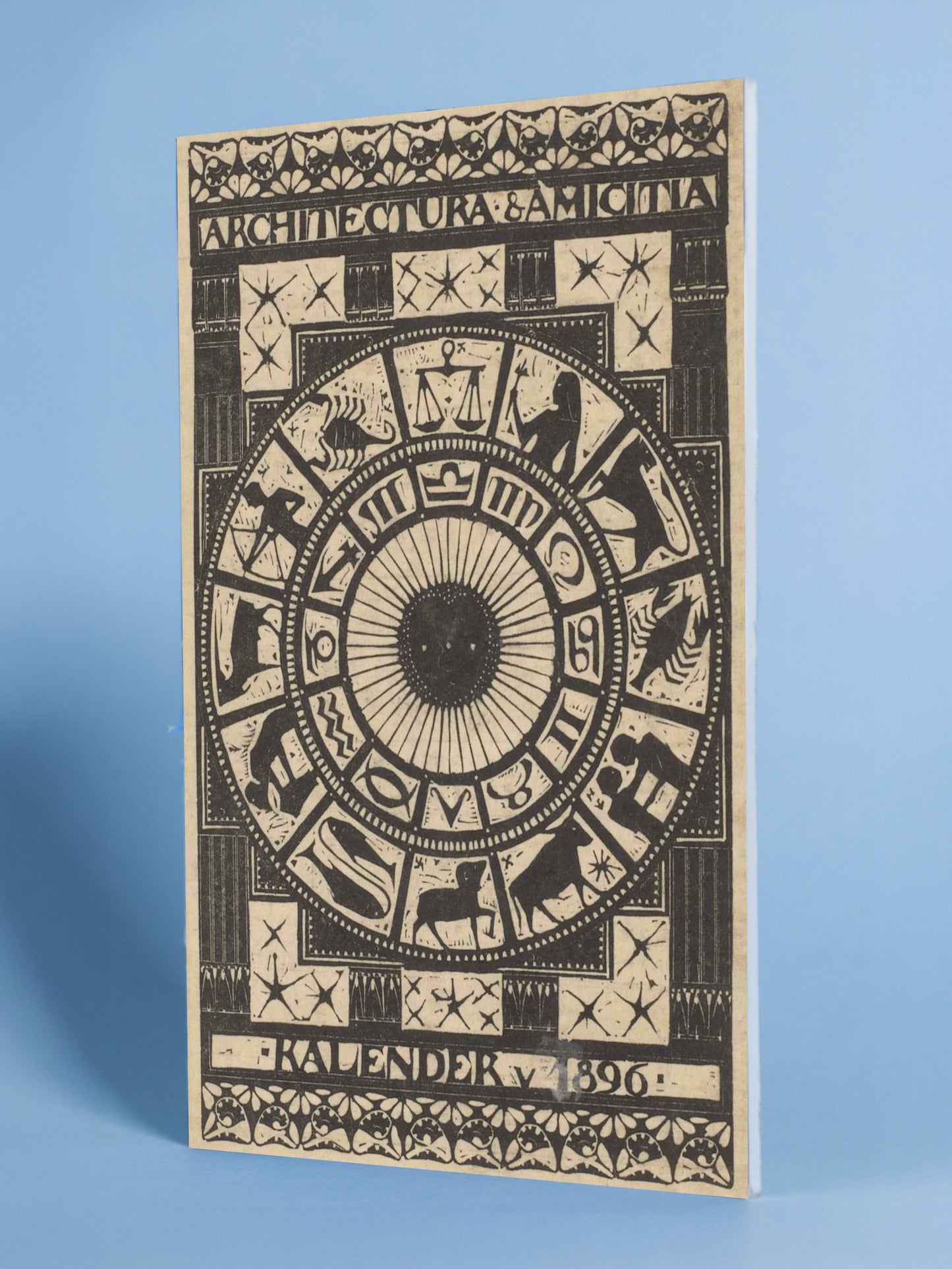1896 Architectural Zodiac Calendar