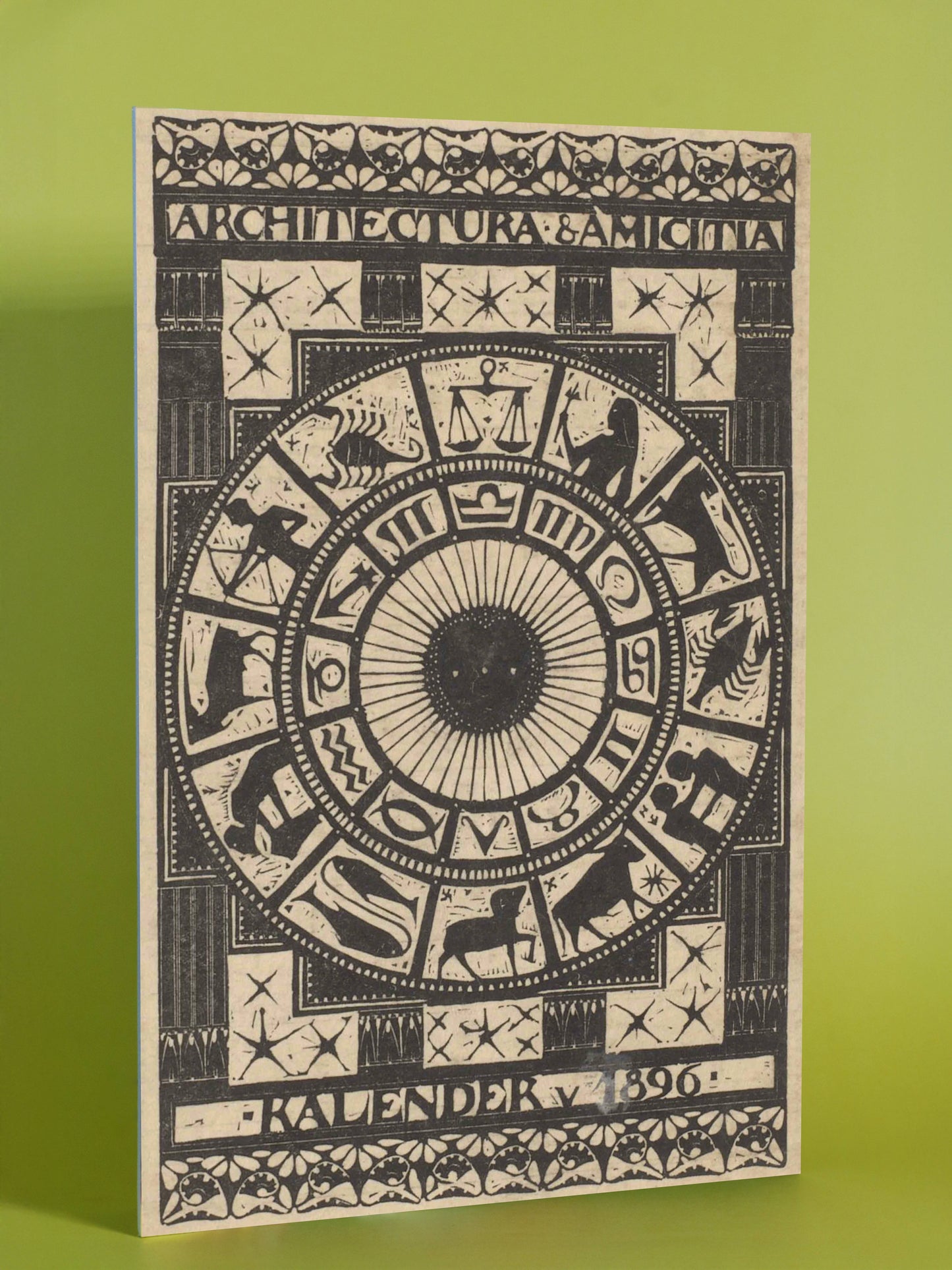 1896 Architectural Zodiac Calendar