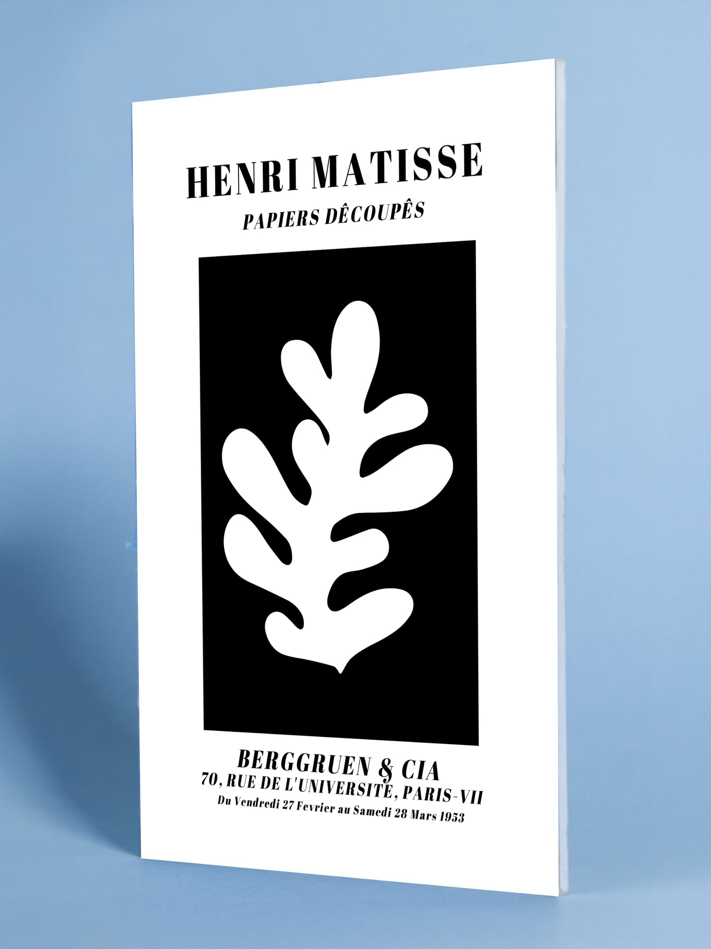 Matisse Inspired Art Print – Modern Botanical Cut-Out