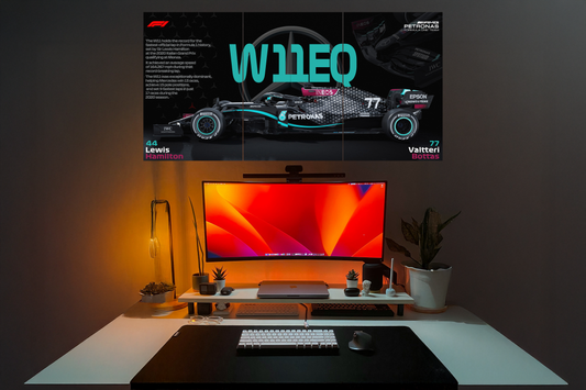 Mercedes-AMG W11 EQ Split Poster