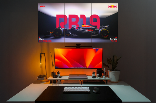 Red Bull RB19 Split Poster